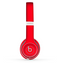 The Solid Red Skin Set for the Beats by Dre Solo 2 Wireless Headphones