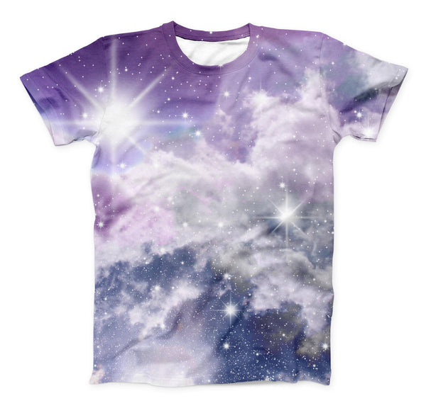 The Sparkly Space ink-Fuzed Unisex All Over Full-Printed Fitted Tee Shirt