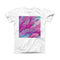 The Spectral Vector Feathers ink-Fuzed Front Spot Graphic Unisex Soft-Fitted Tee Shirt