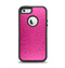 The Stamped Pink Texture Apple iPhone 5-5s Otterbox Defender Case Skin Set