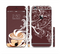 The Steaming Vector Coffee Floral Sectioned Skin Series for the Apple iPhone 6/6s Plus