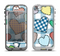 The Stitched Plaid Vector Fabric Hearts Apple iPhone 5-5s LifeProof Nuud Case Skin Set