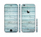 The Subtle Blue Vertical Aged Wood Sectioned Skin Series for the Apple iPhone 6/6s Plus