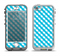 The Subtle Blue & White Plaid Apple iPhone 5-5s LifeProof Nuud Case Skin Set