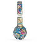 The Subtle Blue & Yellow Paisley Pattern Skin Set for the Beats by Dre Solo 2 Wireless Headphones
