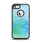 The Subtle Green & Blue Watercolor V2 Apple iPhone 5-5s Otterbox Defender Case Skin Set