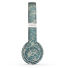 The Subtle Green Lace Pattern Skin Set for the Beats by Dre Solo 2 Wireless Headphones