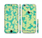 The Subtle Green Seamless Leaves Sectioned Skin Series for the Apple iPhone 6/6s Plus