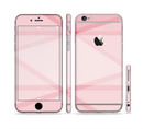 The Subtle Layered Pink Salmon Sectioned Skin Series for the Apple iPhone 6/6s Plus