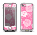 The Subtle Pinks Rose Pattern V3 Apple iPhone 5-5s LifeProof Nuud Case Skin Set