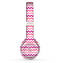 The Subtle Pinks and White Chevron Pattern Skin Set for the Beats by Dre Solo 2 Wireless Headphones
