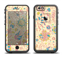 The Subtle Yellow & Pink Sketched Lace Patterns v21 Apple iPhone 6/6s LifeProof Fre Case Skin Set