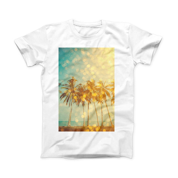 The Sun-Kissed Day V2 ink-Fuzed Front Spot Graphic Unisex Soft-Fitted Tee Shirt
