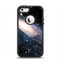 The Swirling Glowing Starry Galaxy Apple iPhone 5-5s Otterbox Defender Case Skin Set