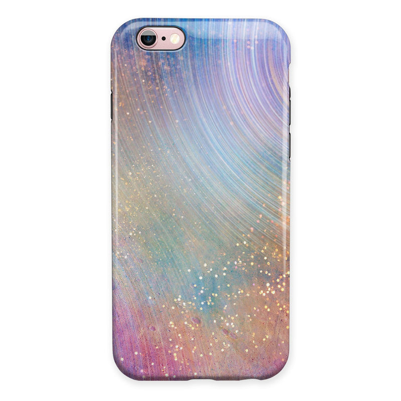 The Swirling Tie-Dye Scratched Surface iPhone 6/6s or 6/6s Plus 2-Piece Hybrid INK-Fuzed Case