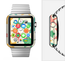 The Tan And Colorful Vector StarFish Full-Body Skin Set for the Apple Watch