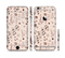 The Tan Music Note Pattern Sectioned Skin Series for the Apple iPhone 6/6s Plus
