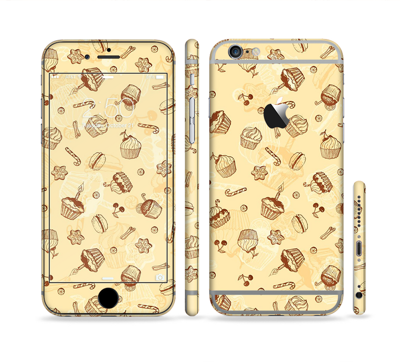 The Tan Treats N Such Sectioned Skin Series for the Apple iPhone 6/6s