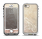 The Tan Vintage Subtle Laced Texture Apple iPhone 5-5s LifeProof Nuud Case Skin Set