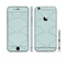 The Teal Circle Polka Pattern Sectioned Skin Series for the Apple iPhone 6/6s