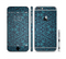 The Teal Floral Mirrored Pattern Sectioned Skin Series for the Apple iPhone 6/6s Plus