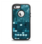 The Teal Sequences Apple iPhone 5-5s Otterbox Defender Case Skin Set