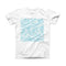The Teal Zendoodle Feathers ink-Fuzed Front Spot Graphic Unisex Soft-Fitted Tee Shirt