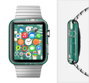 The Teal and Yellow Beauty Product Icons Full-Body Skin Set for the Apple Watch
