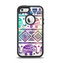 The Tie-Dyed Aztec Elephant Pattern Apple iPhone 5-5s Otterbox Defender Case Skin Set