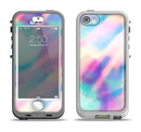 The Tie Dyed Bright Texture Apple iPhone 5-5s LifeProof Nuud Case Skin Set