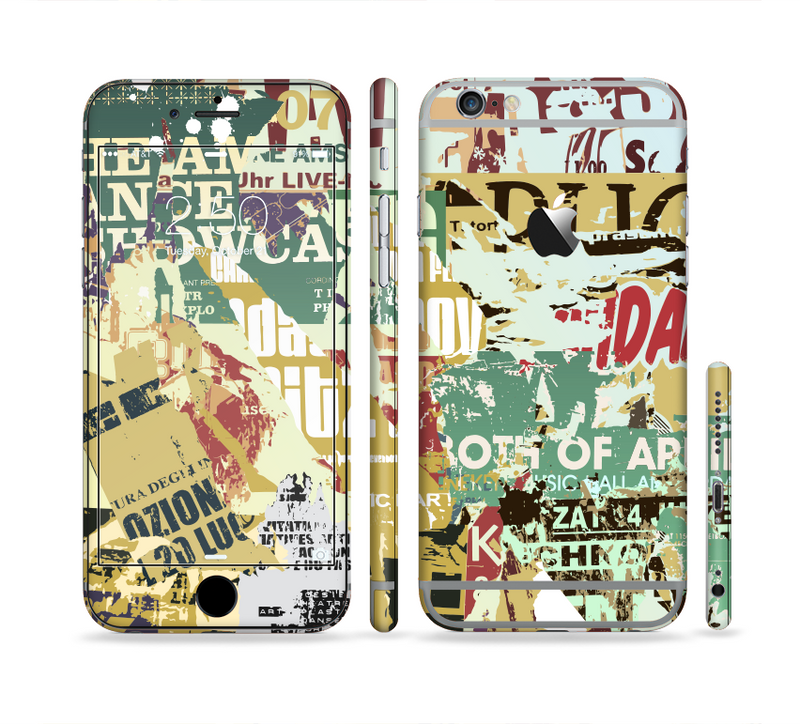 The Torn Magazine Collage Sectioned Skin Series for the Apple iPhone 6/6s Plus