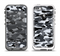 The Traditional Black & White Camo Apple iPhone 5-5s LifeProof Fre Case Skin Set