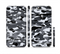 The Traditional Black & White Camo Sectioned Skin Series for the Apple iPhone 6/6s Plus