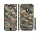 The Traditional Camouflage Fabric Pattern Sectioned Skin Series for the Apple iPhone 6/6s Plus