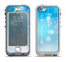 The Translucent Blue & White Jewels Apple iPhone 5-5s LifeProof Nuud Case Skin Set