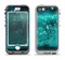 The Trendy Green Space Surface Apple iPhone 5-5s LifeProof Nuud Case Skin Set