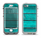 The Trendy Green Washed Wood Planks Apple iPhone 5-5s LifeProof Nuud Case Skin Set