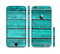 The Trendy Green Washed Wood Planks Sectioned Skin Series for the Apple iPhone 6/6s