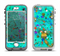 The Trendy Green with Splattered Paint Droplets Apple iPhone 5-5s LifeProof Nuud Case Skin Set