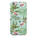 The Tropical Flamingo Scene iPhone 6/6s or 6/6s Plus 2-Piece Hybrid INK-Fuzed Case