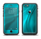The Turquoise Blue Highlighted Fabric Apple iPhone 6/6s LifeProof Fre Case Skin Set