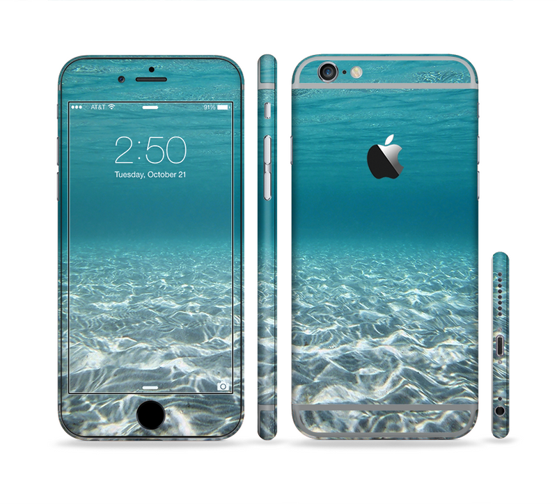 The Under The Sea V3 Scenery Sectioned Skin Series for the Apple iPhone 6/6s
