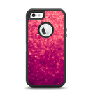 The Unfocused Pink Glimmer Apple iPhone 5-5s Otterbox Defender Case Skin Set