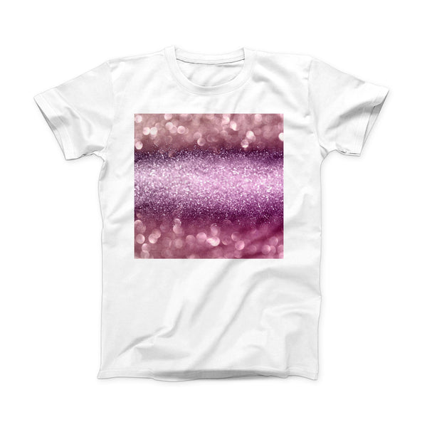 The Unfocused Pink Sparkling Orbs ink-Fuzed Front Spot Graphic Unisex Soft-Fitted Tee Shirt