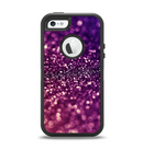 The Unfocused Purple & Pink Glimmer Apple iPhone 5-5s Otterbox Defender Case Skin Set