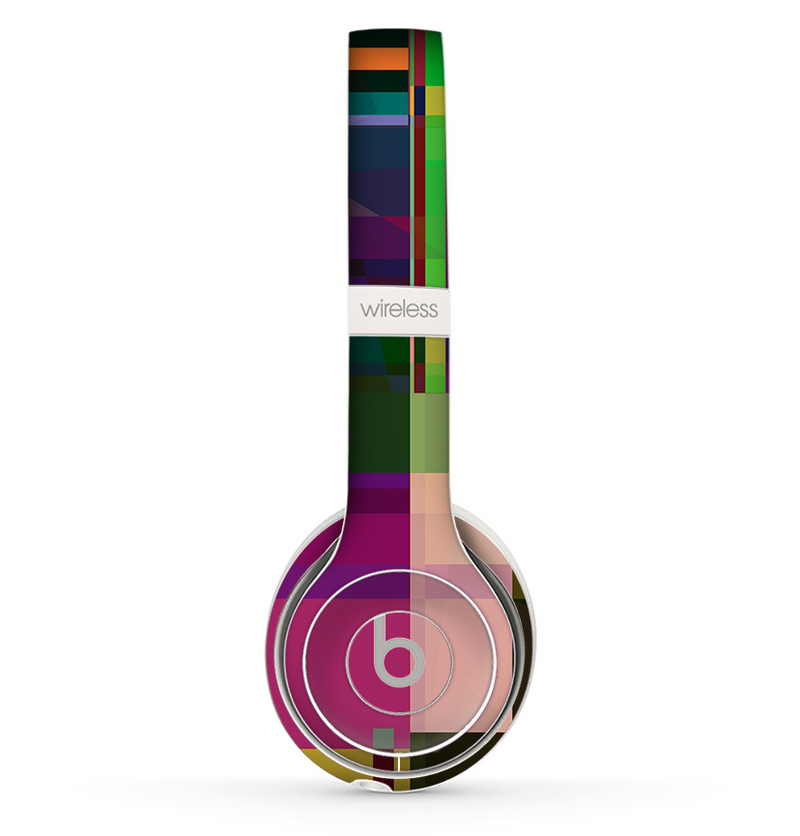 The Various Colorful Intersecting Shapes Skin Set for the Beats by Dre Solo 2 Wireless Headphones