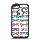 The Various Colorful Vector Glasses Apple iPhone 5-5s Otterbox Defender Case Skin Set