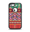 The Vector Aztec Birdy Pattern Apple iPhone 5-5s Otterbox Defender Case Skin Set