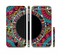 The Vector Colored Aztec Pattern WIth Black Connect Point Sectioned Skin Series for the Apple iPhone 6/6s