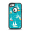 The Vector Colored Sailboats Apple iPhone 5-5s Otterbox Defender Case Skin Set